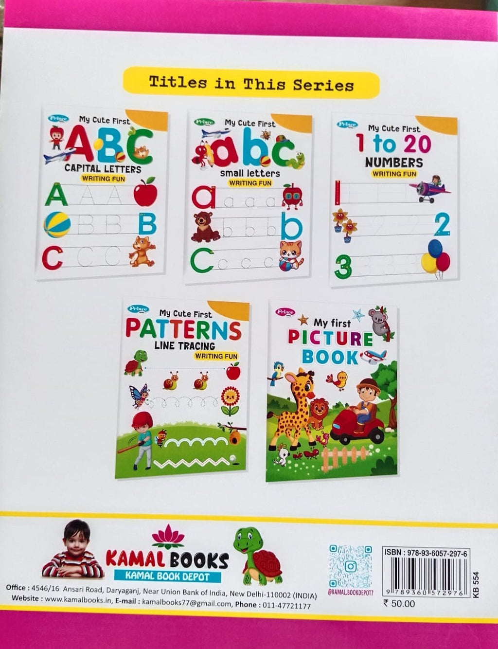 Capital Letter writing practice book