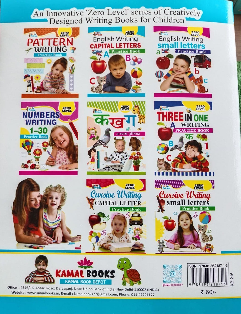 English writing capital Letter practice book