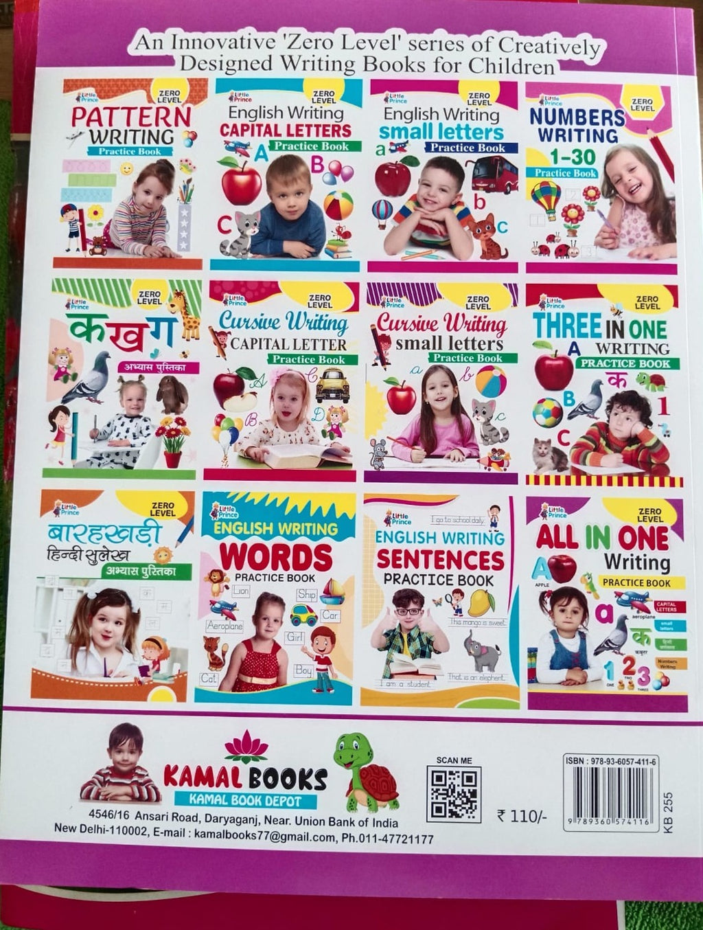 All in one writing practice book