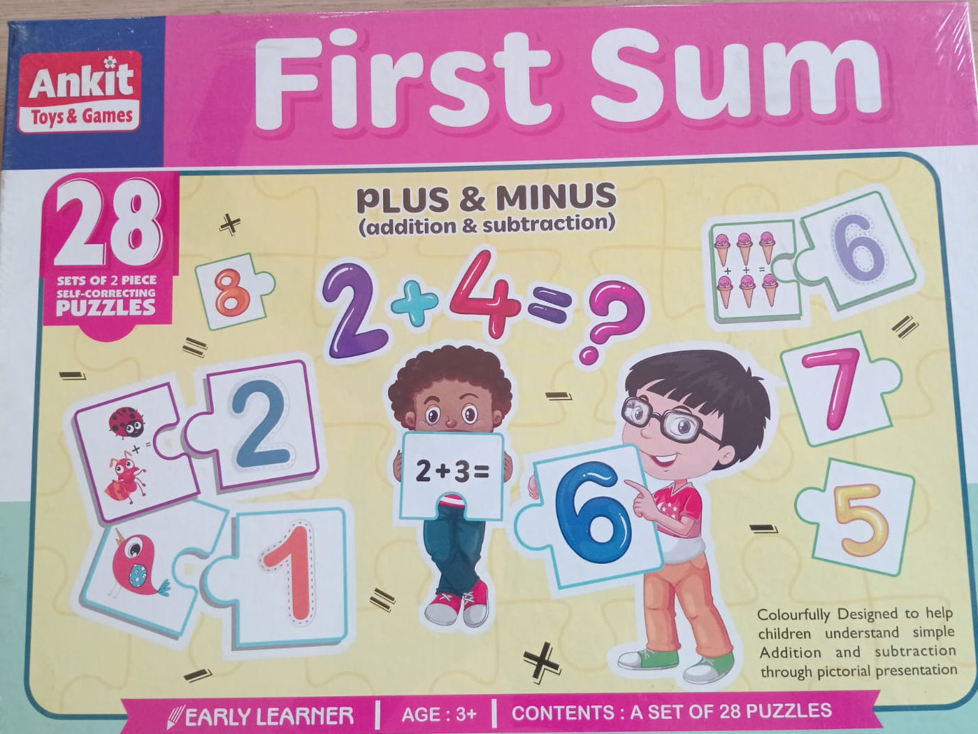 First Sum Puzzle game