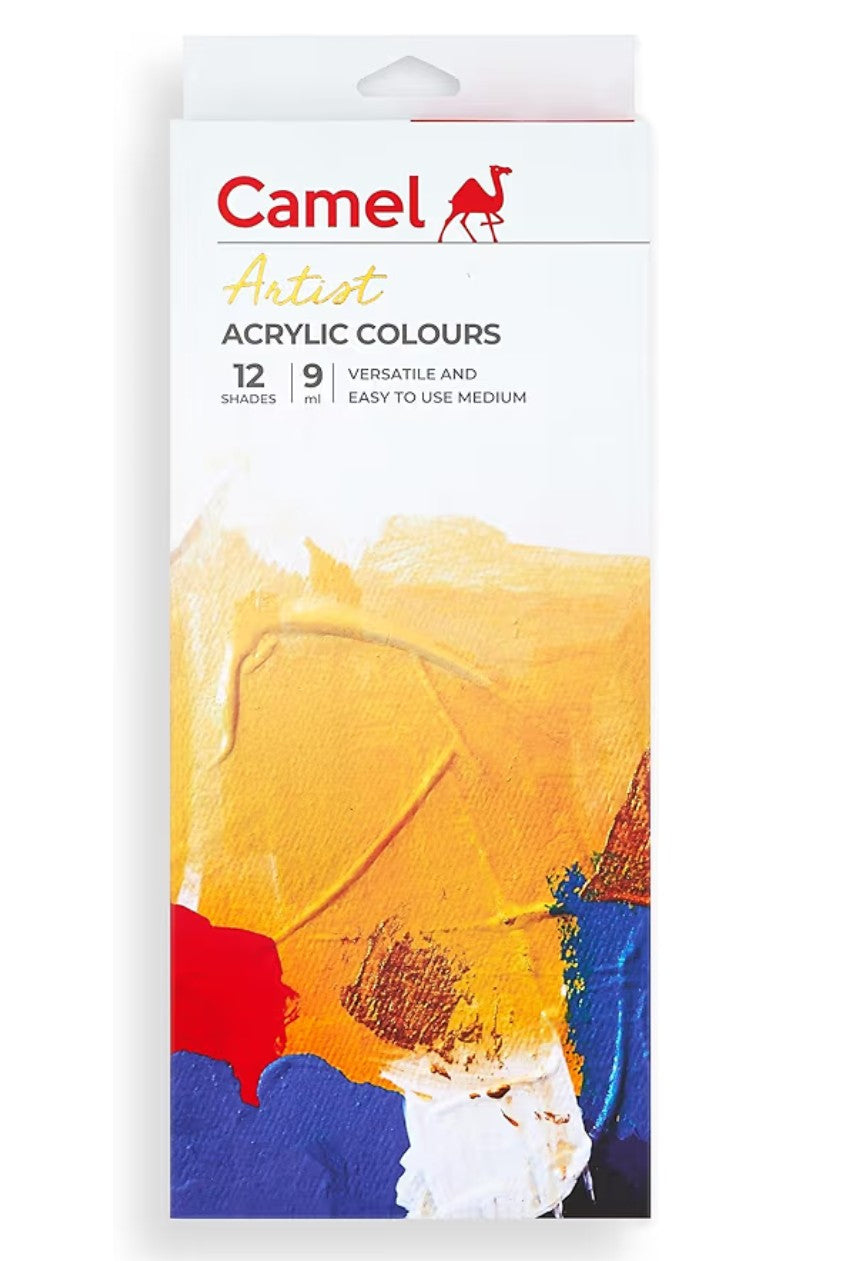 Camel Acrylic colour 12 shades 9 ml